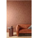 Terracotta matte stucco-effect wallpaper · Khroma Caldera CAL003