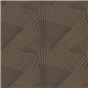 Brown and black Art Deco geometric wallpaper