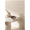 Beige Tapete in Textiloptik mit feiner Horizontalstruktur · Khroma Caldera CAL302