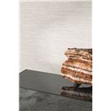 Papier peint beige effet textile à trame horizontale · Khroma Caldera CAL302