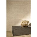 Beige wood-effect wallpaper with soft horizontal grain · Khroma Caldera CAL303