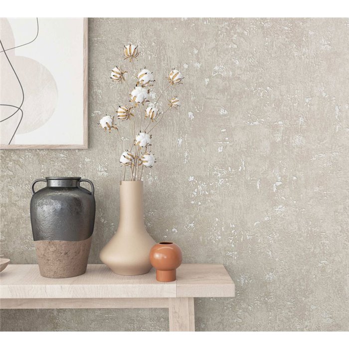 Tapete in Stucco-Optik Beige ·  82370