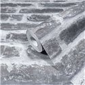 Grey industrial brick effect wallpaper ·  82378