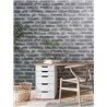 Grey industrial brick effect wallpaper · 82378