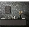 Classic arabesque wallpaper in grey and gold · 82385