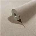 Papel pintado liso efecto lino beige ·  35762