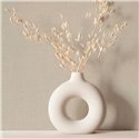 Papier peint uni effet lin beige ·  35762