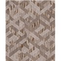 Papel pintado geométrico de cubos 3D beige y taupe ·  35791
