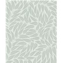 Papel pintado hojas botánicas Japandi verde suave ·  35793