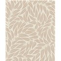 Boho botanical leaf wallpaper beige and cream ·  35796