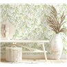 Papier peint feuilles d’eucalyptus aquarelle vert doux · 89041