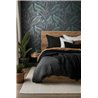 Tropical leaves wallpaper teal and grey ·  36466