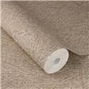 Papier peint chevron marrón effet textile · Rasch Atelier Tissé 613117