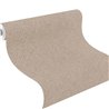 Papier peint chevron marrón effet textile · Rasch Atelier Tissé 613117
