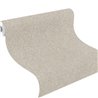 Papier peint chevron marrón topo effet textile · Rasch Atelier Tissé 613155