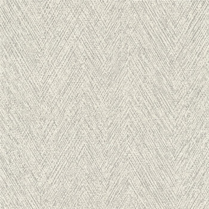Papier peint chevron zigzag gris clair texture tissée · Rasch Atelier Tissé 613162