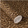 Papier peint motif léopard marron et beige tache fine · Rasch Atelier Tissé 613254