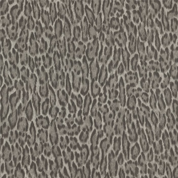 Leopard print wallpaper grey large spots · Rasch Atelier Tissé 613261