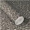 Papel pintado piel leopardo gris manchas grandes · Rasch Atelier Tissé 613261