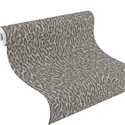 Leopardenmuster Tapete grau große Flecken · Rasch Atelier Tissé 613261