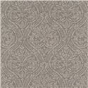 Wallpaper damask medallions brown embossed textile · Rasch Atelier Tissé 613353