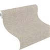 Papel pintado damasco de medallones marrón claro textura tejida · Rasch Atelier Tissé 613360