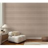 Papier peint boho à rayures zigzag marron nude chevron doux · Rasch Atelier Tissé 613643