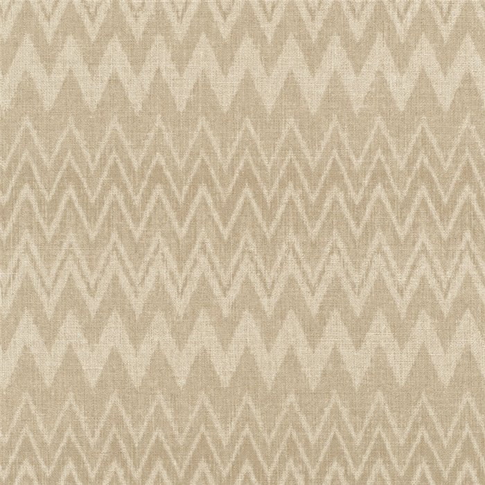 Papel pintado beige de rayas zigzag boho estilo ikat · Rasch Atelier Tissé 613650