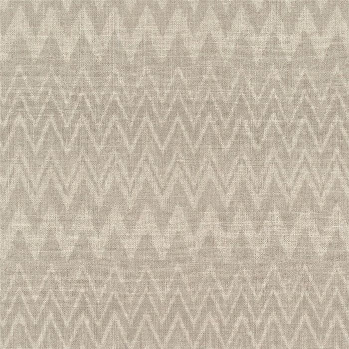 Papel pintado boho de rayas zigzag marrón claro espiga chevron · Rasch Atelier Tissé 613667