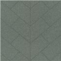 Papel pintado geométrico de espiga verde chevron grande · Rasch Atelier Tissé 613766