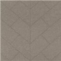 Papier peint géométrique en arête de poisson taupe chevron tissé · Rasch Atelier Tissé 613780