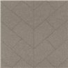 Geometric herringbone wallpaper in taupe chevron weave · Rasch Atelier Tissé 613780