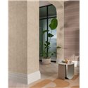 Papier peint en lin rustique rose nude effet textile · Rasch Atelier Tissé 613926