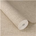 Rustic linen wallpaper in nude pink textile look · Rasch Atelier Tissé 613926