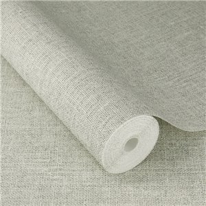 Green rustic linen wallpaper textile effect 2
