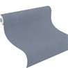 Blue rustic linen wallpaper textile look · Rasch Atelier Tissé 613995
