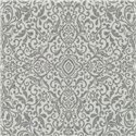 Ornament Tapete arabeske grau Damast · Rasch In Bloom 412079