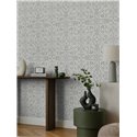 Ornament Tapete arabeske grau Damast · Rasch In Bloom 412079