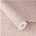 Papel pintado efecto textil rosa trama cruzada · Rasch In Bloom 412246