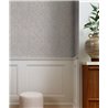 Papel pintado efecto textil gris falso liso · Rasch In Bloom 412260