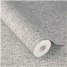 Textile-effect grey wallpaper plain-look · Rasch In Bloom 412260