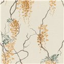 Romantische florale Tapete beige Ranke · Rasch In Bloom 412376