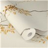 Papier peint floral romantique beige liane · Rasch In Bloom 412376