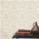 Tapete Damast hellbeige großes Ornament · Rasch In Bloom 412604