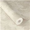 Beige light damask wallpaper with large motif · Rasch In Bloom 412604