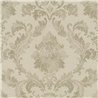 Papel pintado damasco beige ornamental clásico · Rasch In Bloom 412628