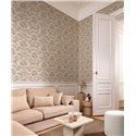 Beiger Damasttapete, klassisch ornamental · Rasch In Bloom 412628