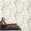 Papier peint fleurs de cerisier japonais blanc branches aquarelle · Rasch In Bloom 413250