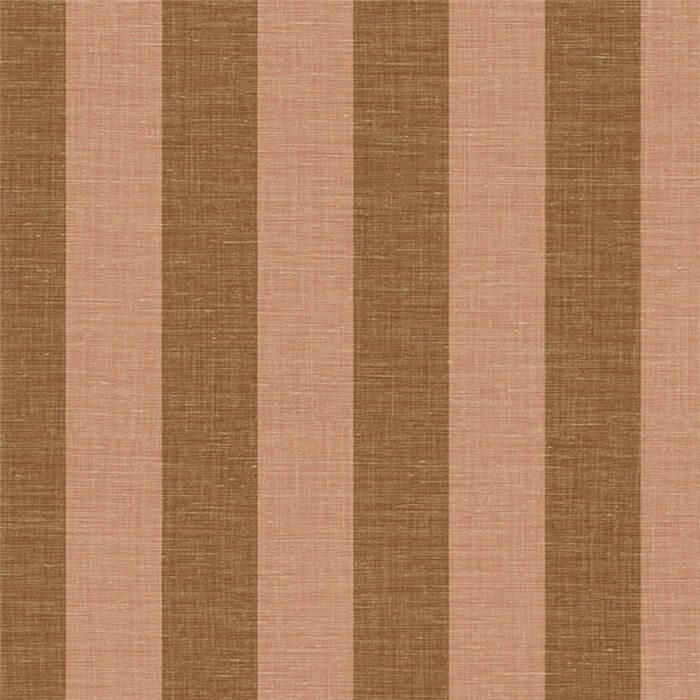 Linen-look stripe wallpaper, peach · Casamance Rayures 78060406
