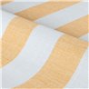 Linen-effect striped wallpaper beige and white · Casamance Rayures 78060508